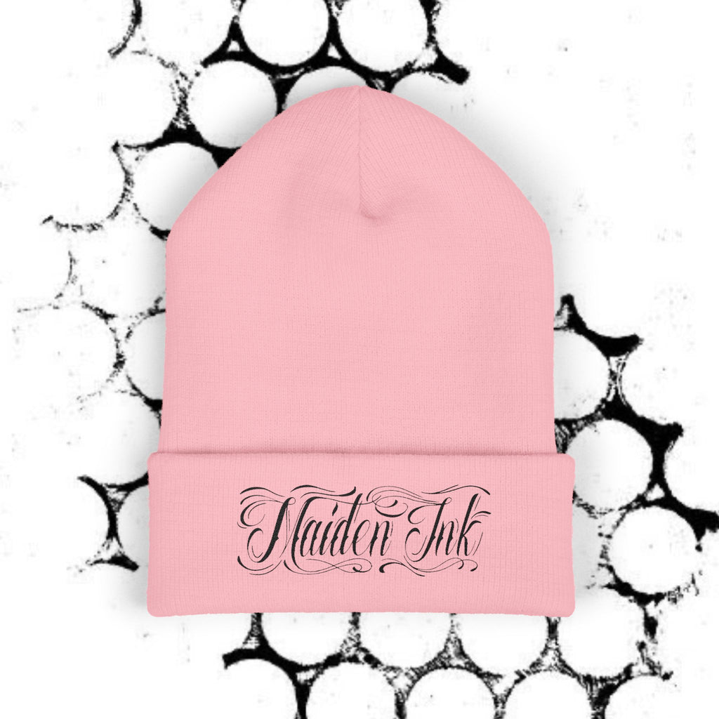 Maiden Ink Beanie Pink