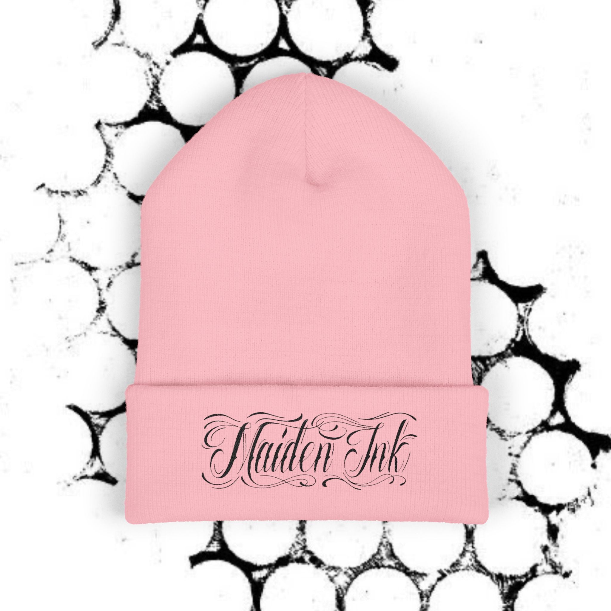 Maiden Ink Beanie Pink