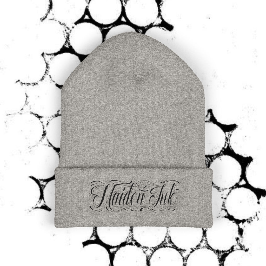 Maiden Ink Beanie Grey